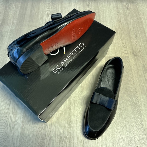 BowTie Black Men\'s Genuine Leather Loafer main image 7